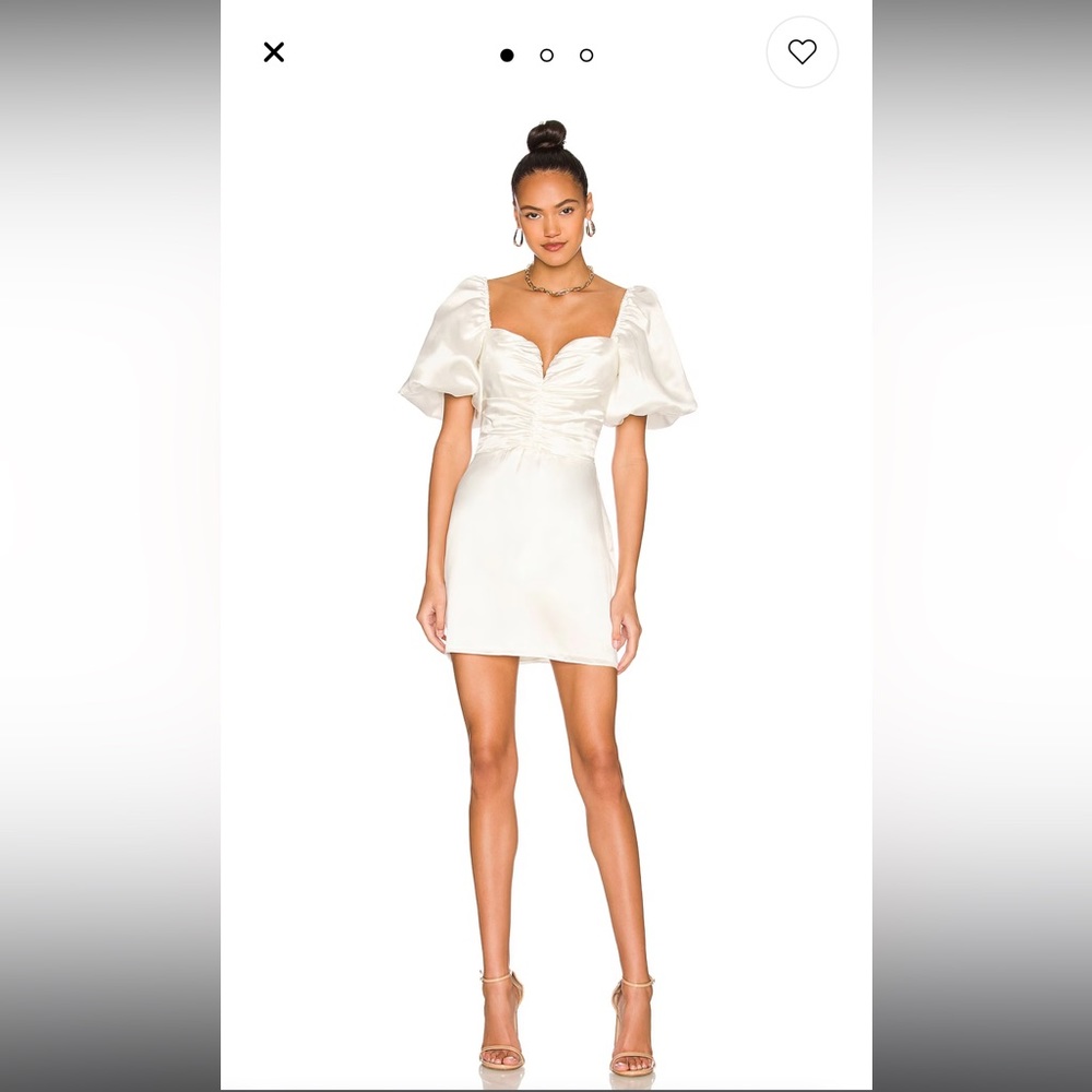 Amanda Uprichard x REVOLVE Santucci Dress in Ivory- Medium